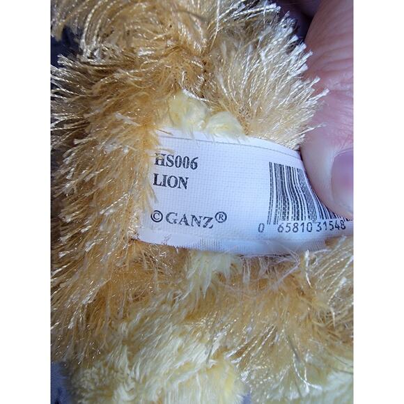 Ganz Webkinz Plush Lil' Kinz Lion HS006 No Code - Picture 5 of 6